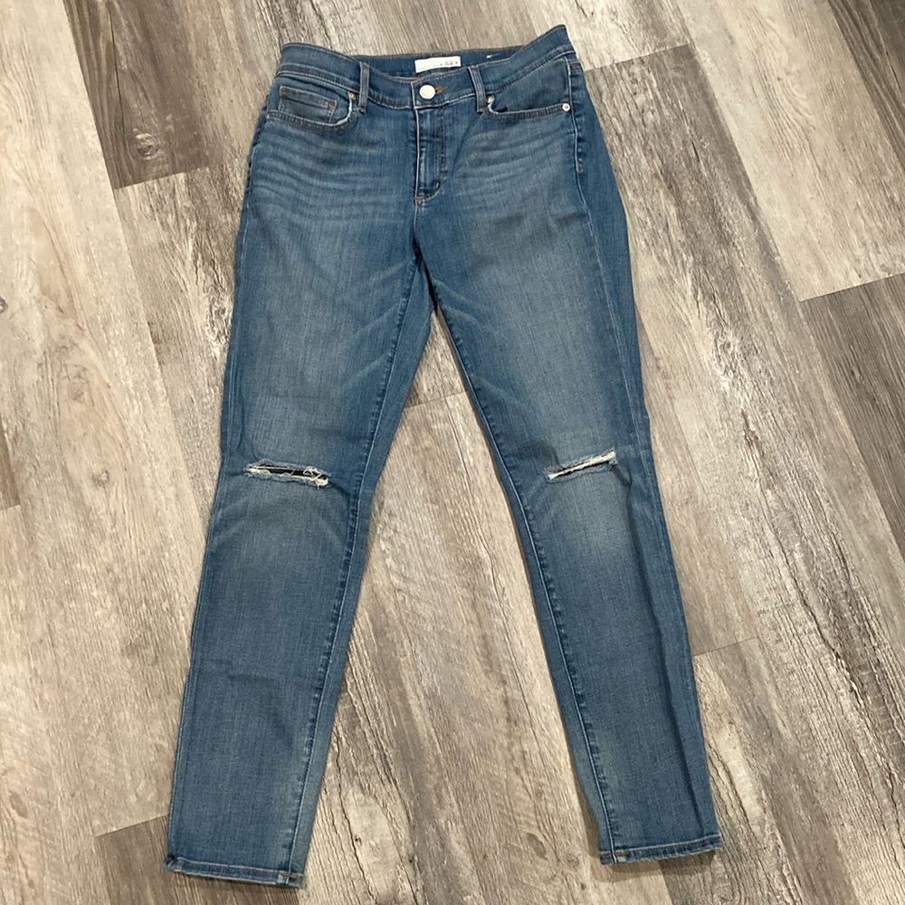 Loft modern skinny light washed jeans